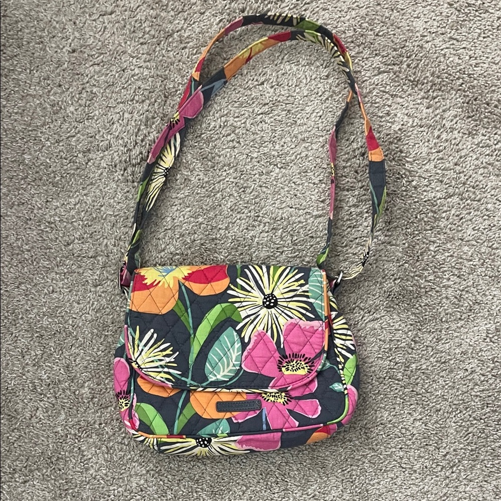 Vera Bradley Jazzy Bloom Multicolor Floral Crossbody Bag